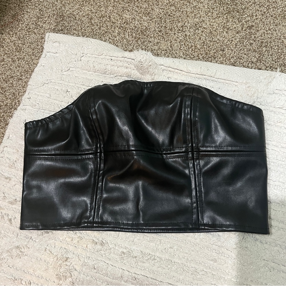 Leather top